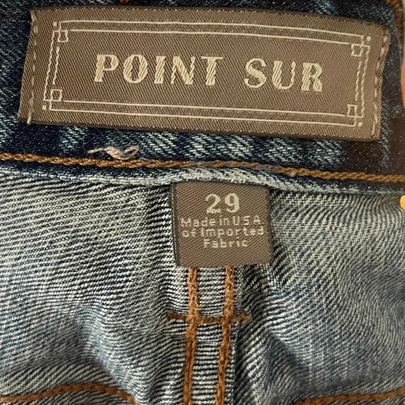 Point Sur J. Crew Jeans Women’s Sz 29 Light Blue Denim Cotton Vista Straight Leg - Picture 5 of 6